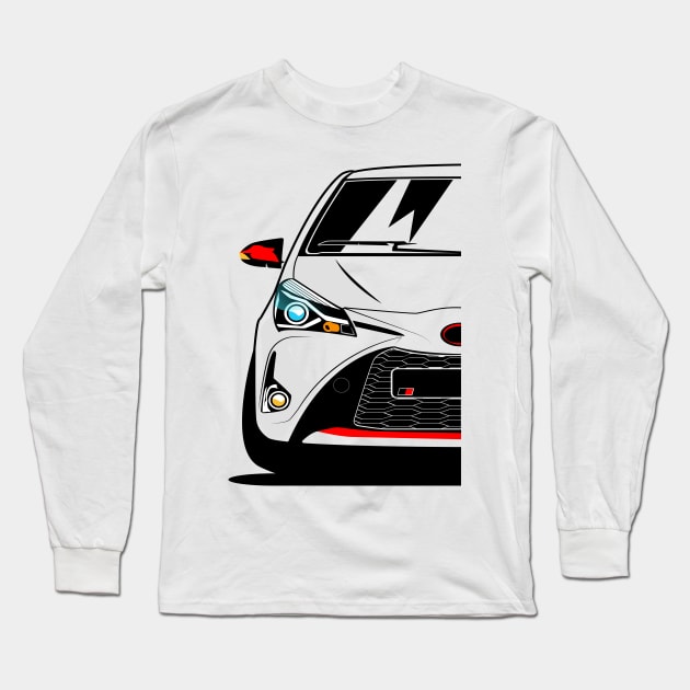 Yaris GR Gazoo Racing Long Sleeve T-Shirt by gaplexio